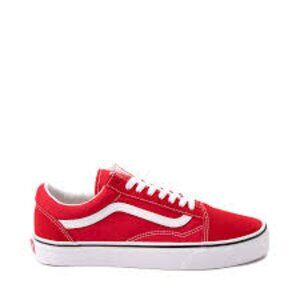 Vans red size 10.5 women’s